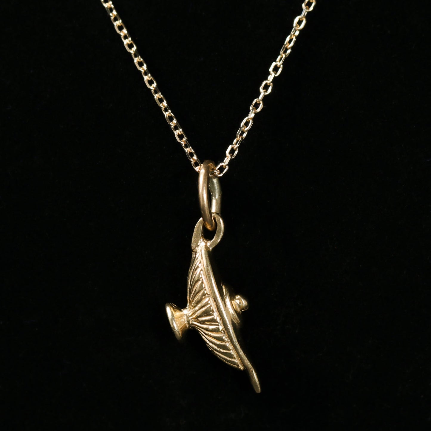 Estate 14K Yellow Gold Genie Lamp Pendant/Charm