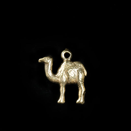 Estate 14K Yellow Gold Camel Pendant/Charm